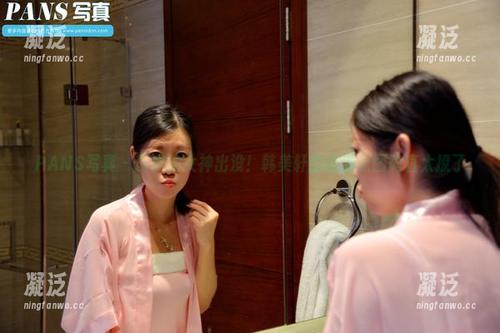 PANS写真-韩美轩 PANS写真 - 厨房的女神出没!韩美轩的高清原图简直太撩了
