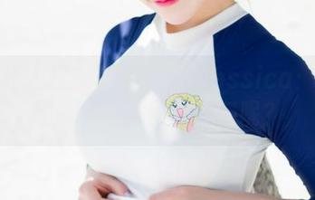 魅妍社 – 水手服+赵欢颜Jessica：看原图，谁在水面上起舞呢？